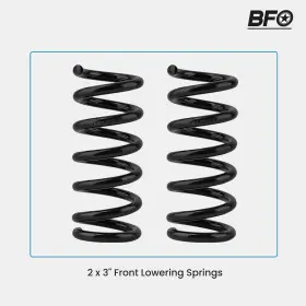 Osqvf2 Bfo 2 Pcs 3 Inch Front Drop Coil Springs Lowering Kit For Chevy Gmc C1500 2wd 1988-1998 #2