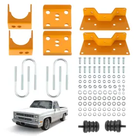 Q0rs96 Bfo 5 Inch Rear Axle Flip Kit With C-notch For Chevy Gmc C10 Truck 1973-1987 #2
