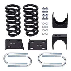 Q38fyt Bfo Front 3 Inch Rear 5 Drop Lowering Springs Flip Kit For Chevy C10 Gmc C15 1973-1987