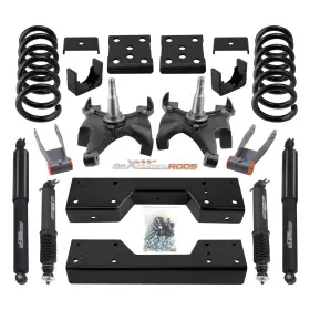Qe28ay Bfo Front 5 Inch Rear 7-8 Drop Kit For Chevy Gmc C1500 88-98 With Spindle