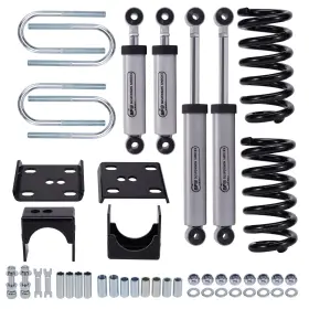 Qi06vo Bfo 3 Inch Front 5 Rear Drop Lowering Flip Kit For Gmc C15 / C1500 Pickup 1973-1987