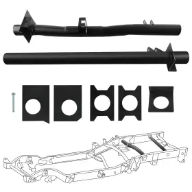 Ql6n8o Bfo Tank Support And Shock Mount Crossmember For Chevy Silverado Gmc Sierra 3500 96-06 #3