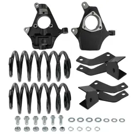 Qt3d8c Bfo 2 Inch Front 4 Rear Drop Lowering Kit With Spindle For Chevy Tahoe Gmc Yukon 07-14