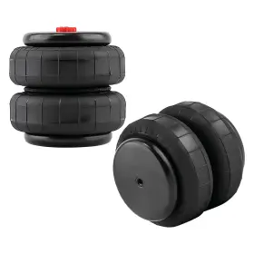 Qxmr37 Bfo Pair Air Ride Suspension Spring Bags 2500 Lb With 1/2 Inch Npt For Truck Tow Kit
