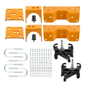 R569fd Bfo 3 Inch Front 5 Rear Spindle Axle Flip Kit With C-notch For Chevy Gmc C10 1973-1987