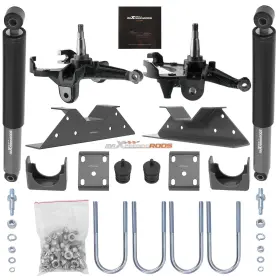 Redqm4 Bfo 3 Inch /6 Front Rear Lowering Kit For Chevy C10/gmc C1500 1973-1987 2wd Shocks Redqm4 Bfo 3 Inch /6 Front Rear Lowering Kit For Chevy C10/gmc C1500 1973-1987 2wd Shocks