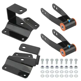 Smgy1l Bfo 4in Drop Kit Rear Shackles Hangers For Chevy Silverado Gmc Sierra 1500 2wd 99-06