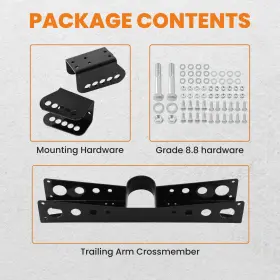 Srh1if Bfo Trailing Arm Cross Member Anti Squat Rear For Chevy C10 Suburban 1963-1972