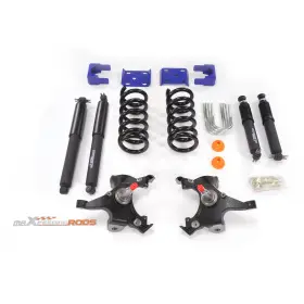 Steog1 Bfo Front 5 Inch Rear 6 Drop Kit For Chevy Gmc C1500 1988-1998 With Lowering Shock