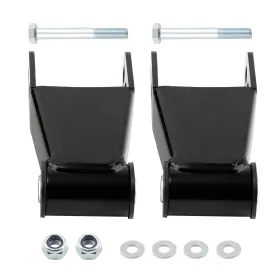 Sulxc8 Bfo Adjustable 1 Inch -2 Drop Shackles Leveling Kit For Ford F100 F150 2wd 73-1996 Steel