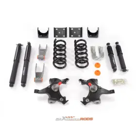 Swlp0a Bfo Front 4 Inch Rear 7-8 Drop Kit For Chevrolet Gmc C1500 88-98 With Coil Spring