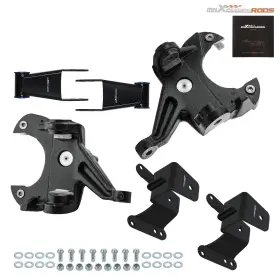 T0juw1 Bfo Drop Spindle Kit 3 Inch Front 4 Rear For Chevy C10/gmc C15 1975-1987