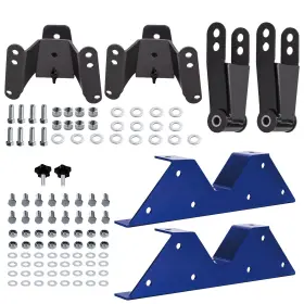 T3ksf2 Bfo Rear 4 Inch Drop Lowering Kit For Chevy C10 2wd 1973-1987 Short Box