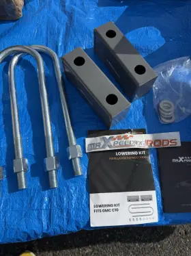 Tgliy0 Bfo Rear 3 Inch Drop Lowering Kit Blocks For Chevy C10 Gmc C15/c1500 Pickup 1960-1972
