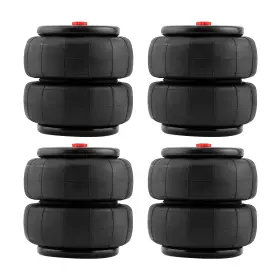 Bfo Txe4br 2xpair 2600lbs Air Springs Suspension Bags Single Port 1/2 Inch Npt For Gmc Sierra Hd