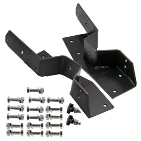 Ui8toe Bfo 2x Rear Frame C-notch Kit For Chevy Gmc C10 C1500 Truck 1963-1972 Steel