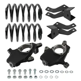 Utrn96 Bfo 2 Inch Front 4 Rear Drop Spindle Lowering Kit For Chevrolet Tahoe 2wd/4wd 2007-2014