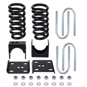V9eabm Bfo Front 3 Inch Rear 5 Drop Lowering Springs Flip Kit For Chevy C10 Gmc C15 1973-1987
