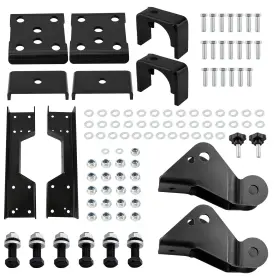 Vhe7z3 Bfo 6 Inch Rear Drop Axle Flip Kit C Notch For Gmc Chevy C1500 C/k 2wd Truck 1988-1998