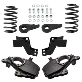 Wovyp7 Bfo 3 Inch -5 F&4 R Lowering Kit Drop Spindles For Chevy Tahoe Gmc Yukon Xl 1500 00-06