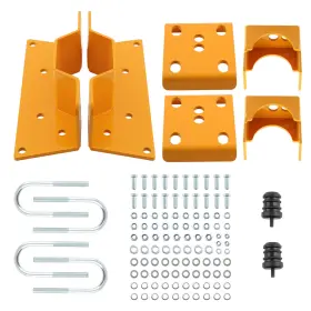 Wrlfo4 Bfo 5 Inch Rear Axle Flip Kit With C-notch For Chevy Gmc C10 Truck 1973-1987