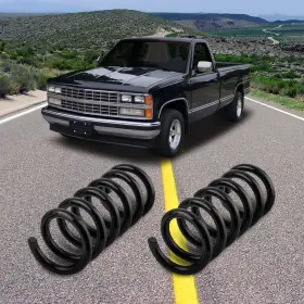 Xt7glh Bfo 3 Inch Lowering Coil Springs Drop Kit For Chevy C1500 Silverado 1988-1998 2wd #2