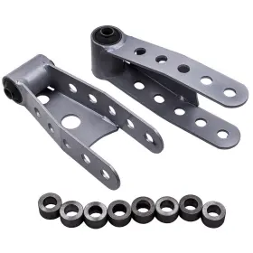 Y78ml1 Bfo 2-3 Inch Rear Drop Shackles Lowering Kit For Chevy Silverado 1500 1/2 Ton 2007-2018