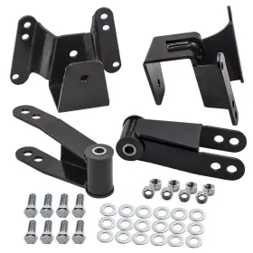 Yb7akr Bfo 4 Inch Rear Drop Lowering Kit Hanger Shackle For Chevrolet Gmc C10 2wd 1973-1987