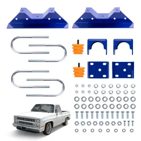 Yqv2ps Bfo 6 Inch Rear Drop Flip Kit And C Notch For Chevrolet C10 Gmc C15 C1500 1973-87 #2