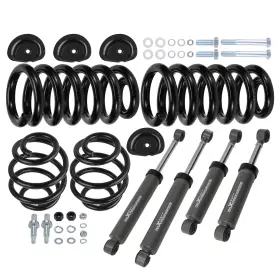 Yrioa6 Bfo Premium 3 Inch /5 Lowering Shock Kit For Chevy Gmc C10/c15 Pickup 2wd 1963-1972
