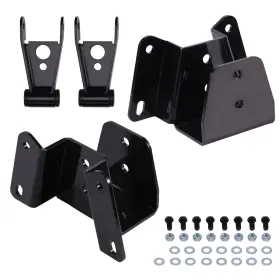 Z8pcho Bfo 4 Inch Drop Lowering Kit Shackles And Hangers For Ford F150 F100 1973-1996