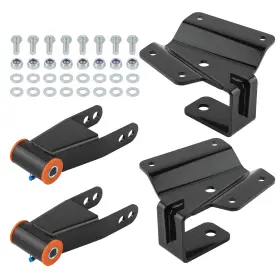 Zah56w Bfo 3-4 Inch Drop Shackles Hangers Lowering Kit For Chevy Silverado Sierra 1500 99-06