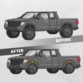 Zk5eni Bfo 3 Inch Front 4 Rear Drop Lowering Kit For Ford F-100/150 2wd 73-79 Shocks Springs