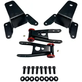 101393 Bsp 4 Inch Rear Lowering Drop Kit Shackles And Hangers For 1997-2003 Ford F150 #3