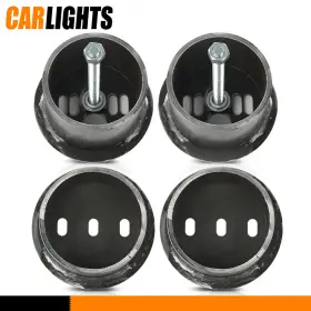 C-02ccf4584asl Carlights Universal Front Air Ride Bag Brackets Kit Cups 4.5 Inch Od Fit For Chevy Car Truck