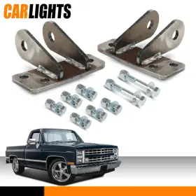 C-02lka4504asl Carlights Fit For C10 C20 Lowered Truck Front Shock Relocation Extender Kit Chevy 63-87 #3