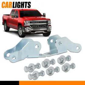 C-02lka4553asl Carlights Fit For 2007-2018 Rear Lowering Shock Extenders Chevy Silverado Gmc Sierra 1500 #3