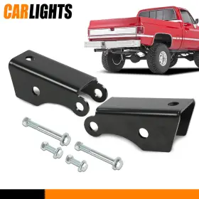 C-02lka4583abk Carlights 2x Rear Shock Extender Fit For 1973-87 Chevy Gmc C10 C15 2wd Lowered Drop Truck #2