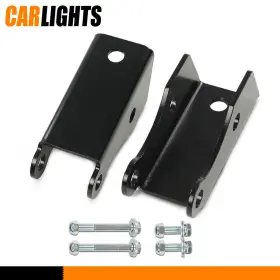 C-02lka4583abk Carlights 2x Rear Shock Extender Fit For 1973-87 Chevy Gmc C10 C15 2wd Lowered Drop Truck