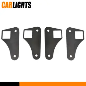 C-02mpa0004asl Carlights Square Tubing Air Ride Brackets Ladder Bar Mounting Parallel 4 Link Tabs 2 Inch