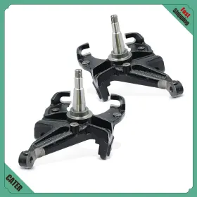 Y02-275 Cater Autoparts 2pcs 2.5 Inch Drop Spindles Front Suspension Fits 1963-70 Chevy C10 With Disc Brake 2wd