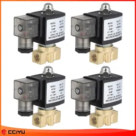 Z843247g01 Cciyu Air Ride Suspension Valve 4x 1/4 Inch Npt 110-120v Brass Electric Solenoid N/c