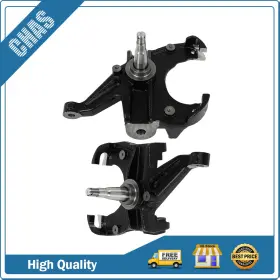 Chas17608201s Chas 2 2.5 Inch Drop Lowering Spindles With 1 Rotor For Chevy C10 Pickup 2wd 1973-1987