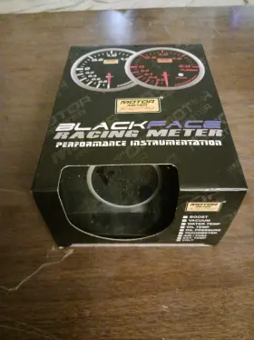 2.83136e Chassis Tech 11 Motor Meter 52mm Led Dual Air Bag Suspension Pressure Guage System 220psi Red