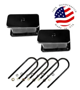 3.72431e Chassis Tech 11 2 Inch Lowering Blocks Fab Steel Rear Axl Ubolts Drop 1985-2004 Chevy S10