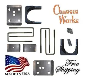 Axl-gm9907-1500 Chassis-works 1999-2006 Chevy Silverado Gmc Sierra 1500 6 Inch Axle Flip Drop Lowering Kit