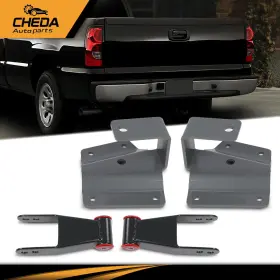 Gpl66124 Cheda Fit For 99-06 Chevy Silverado 1500 Gmc Sierra 4 Inch Drop Kit Rear Shackles&hangers