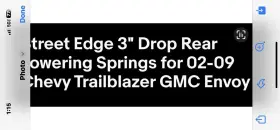 Se703009 Chevrolet Trailblazer Gmc Envoy 3 Inch Lowering Springs #2