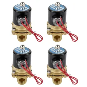 12846755 Choiceshare 4pcs 1/2 Inch Npt Air Ride Suspension Valve Electric Solenoid Brass For Train Horn