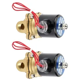12846757 Choiceshare 2pcs 3/8 Inch Npt Air Ride Suspension Valve 12v / 250psi Brass Electric Solenoid